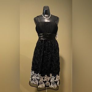 Black and white dress